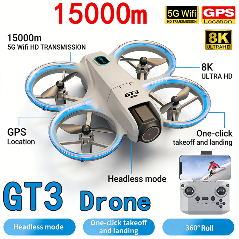 Diy Drone Electronics Kit - طائرة هليكوبتر GT3 MAX جديدة 8K