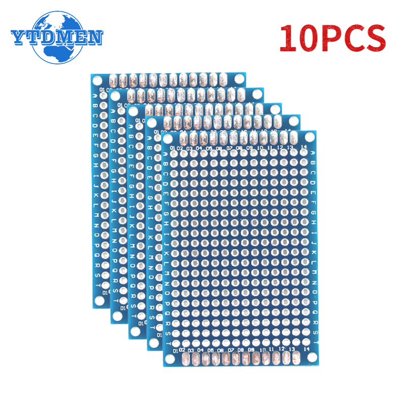 Useful Diy Electronics - 10 قطعة 4x6 سنتيمتر مزدوجة الجانب