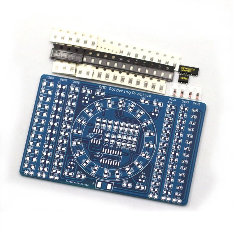 Diy Electronics Learning Kit - SMT SMD مكونات إلكترونية لحام ممارسة