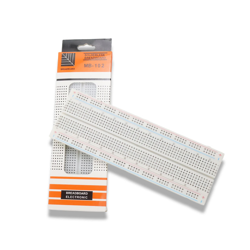Breadboard Jumper Wire - مجموعة لوحة التجارب MB102 بـ 400/830