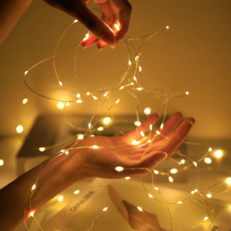 Diy Electronics News - LED أضواء الجنية سلسلة زر ضوء