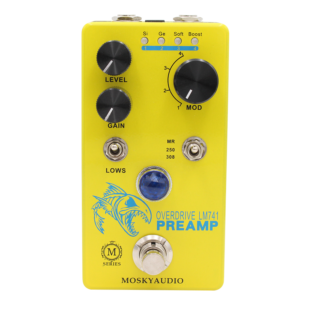 Diy Guitar Electronics - 4.preampa دواسة الغيتار ، تشويه أوفيردرايف