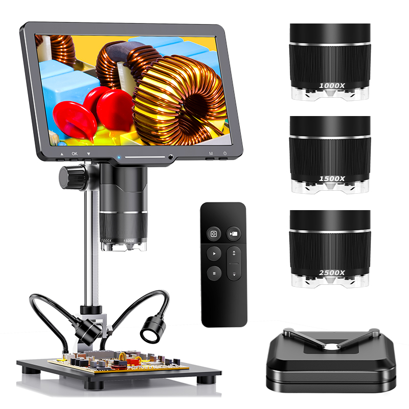 Diy Electronics Videos - 2500X HDMI مجهر رقمي 3 عدسة