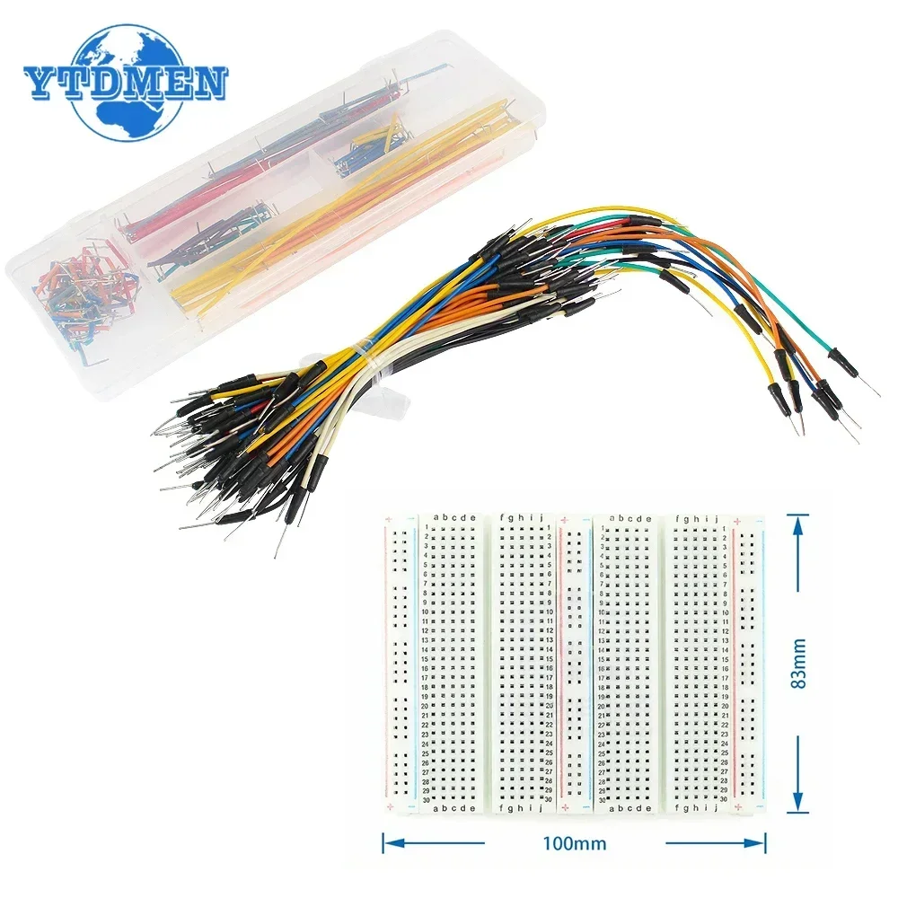 Diy Electronics Breadboard - عدة اللوح 750 نقطة لوح خبز