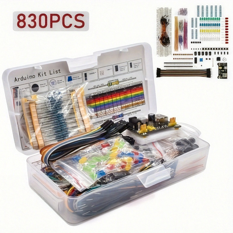 R/Diy Electronics - مكونات إلكترونية: مكثف كهربائي، مقاومة، مصابيح