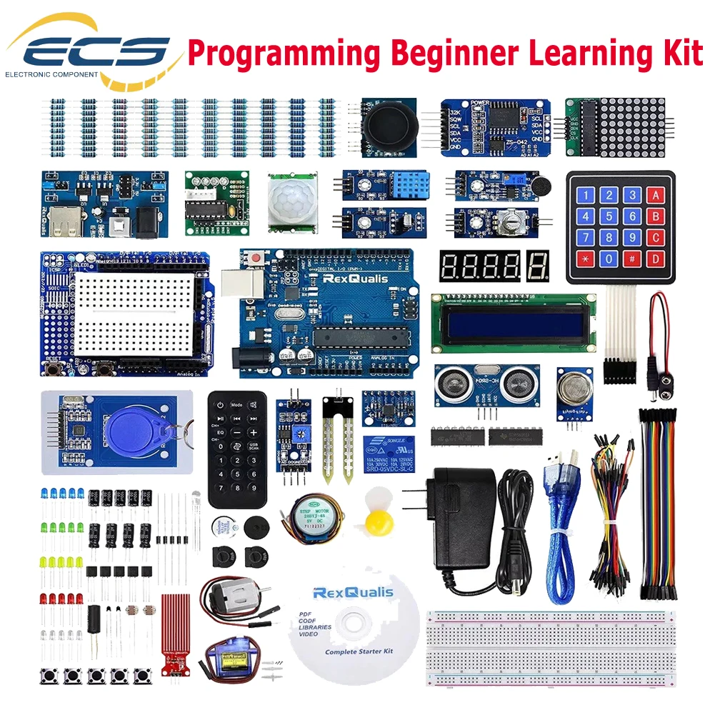 Diy Electronics Kits For Beginners - مجموعة تعلم للمبتدئين النسخة الكاملة لاردوينو