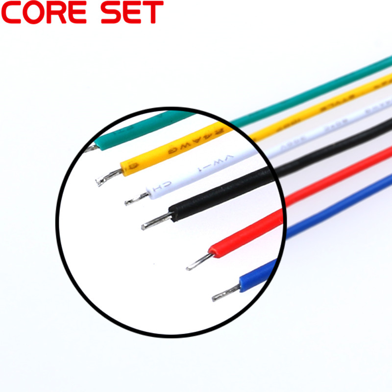130 قطعة 24AWG اللوح أسلاك توص - مراجعة Breadboard Jumper Wire وسعره