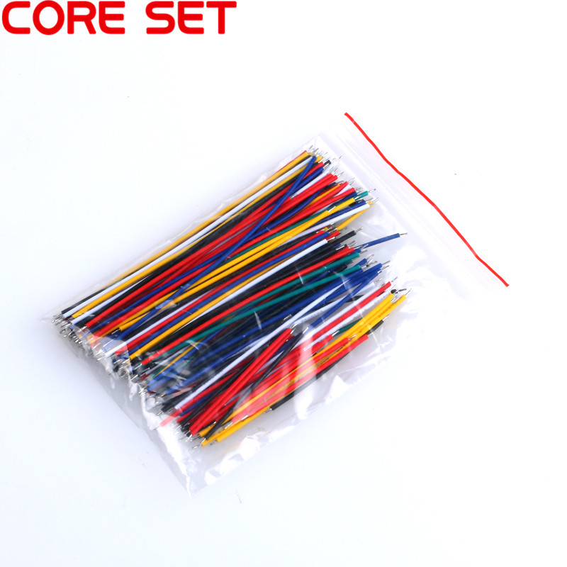 130 قطعة 24AWG اللوح أسلاك توص - مراجعة Breadboard Jumper Wire وسعره