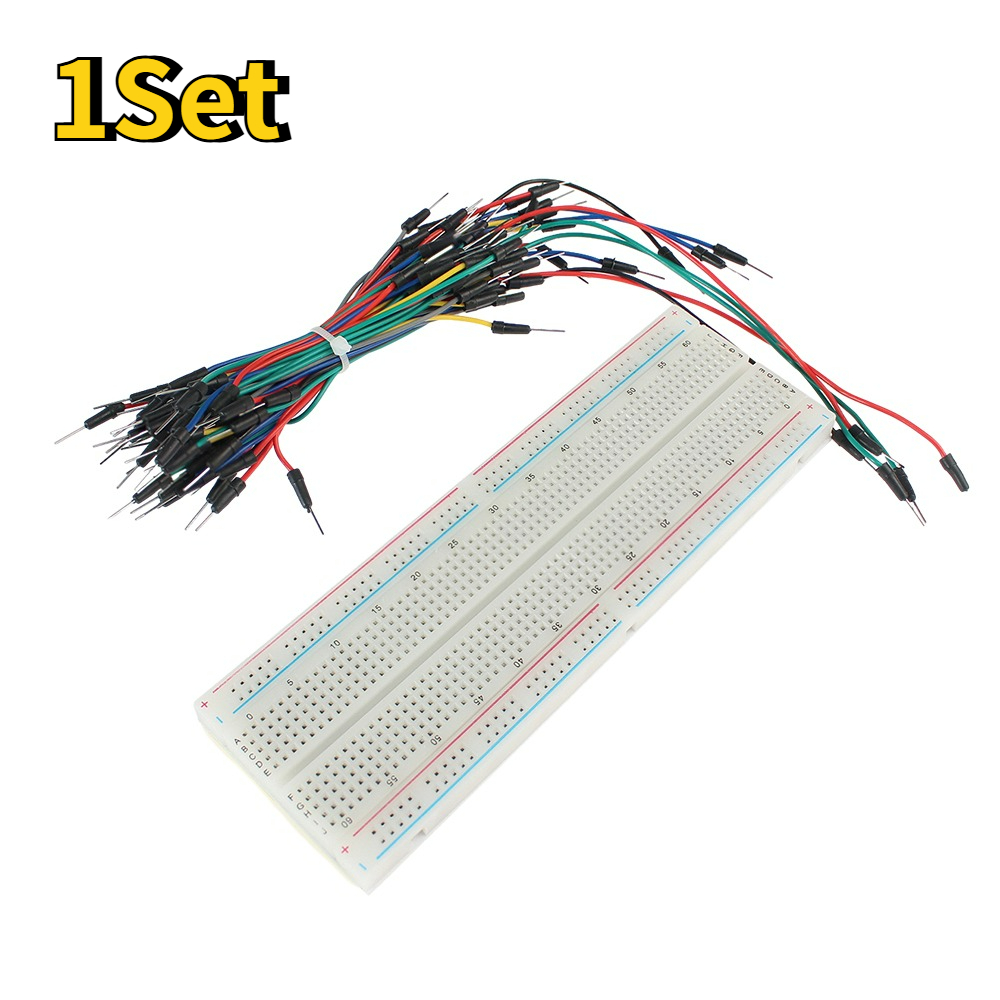 مجموعة لوحة تجارب MB102 بـ 830 - مراجعة Diy Electronics Breadboard وسعره