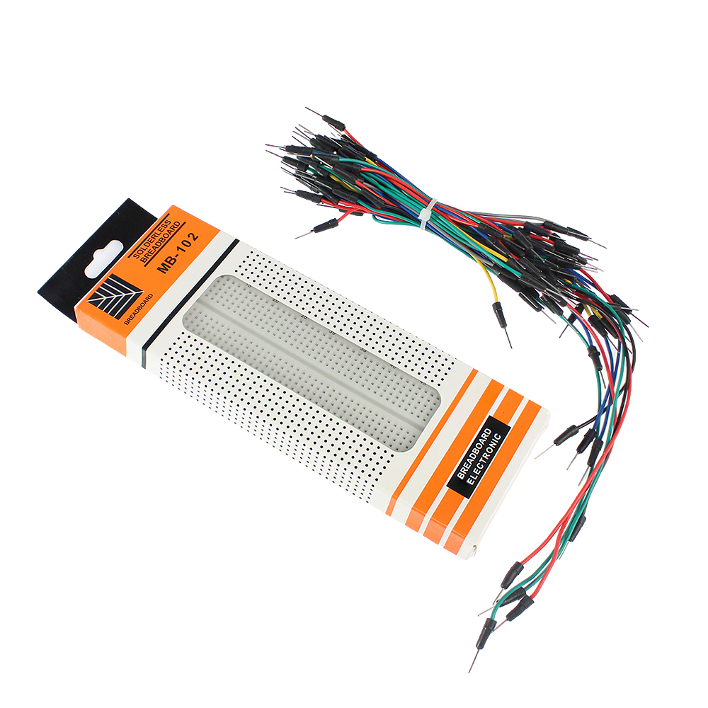 مجموعة لوحة تجارب MB102 بـ 830 - مراجعة Diy Electronics Breadboard وسعره