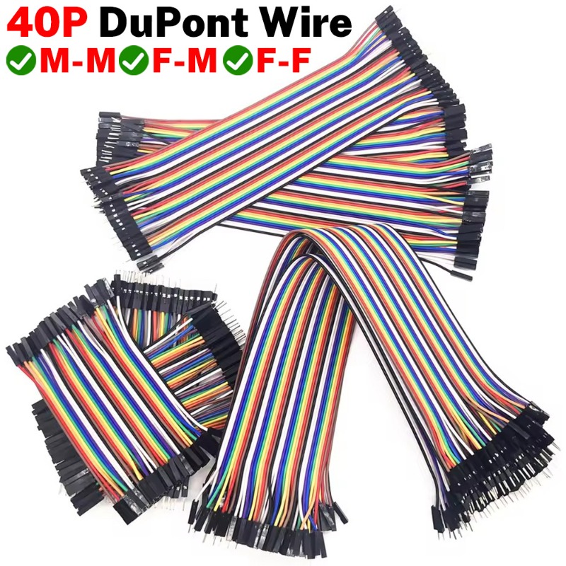 مجموعة أسلاك دوبونت 40 دبوس، ك - مراجعة Breadboard Jumper Wire وسعره