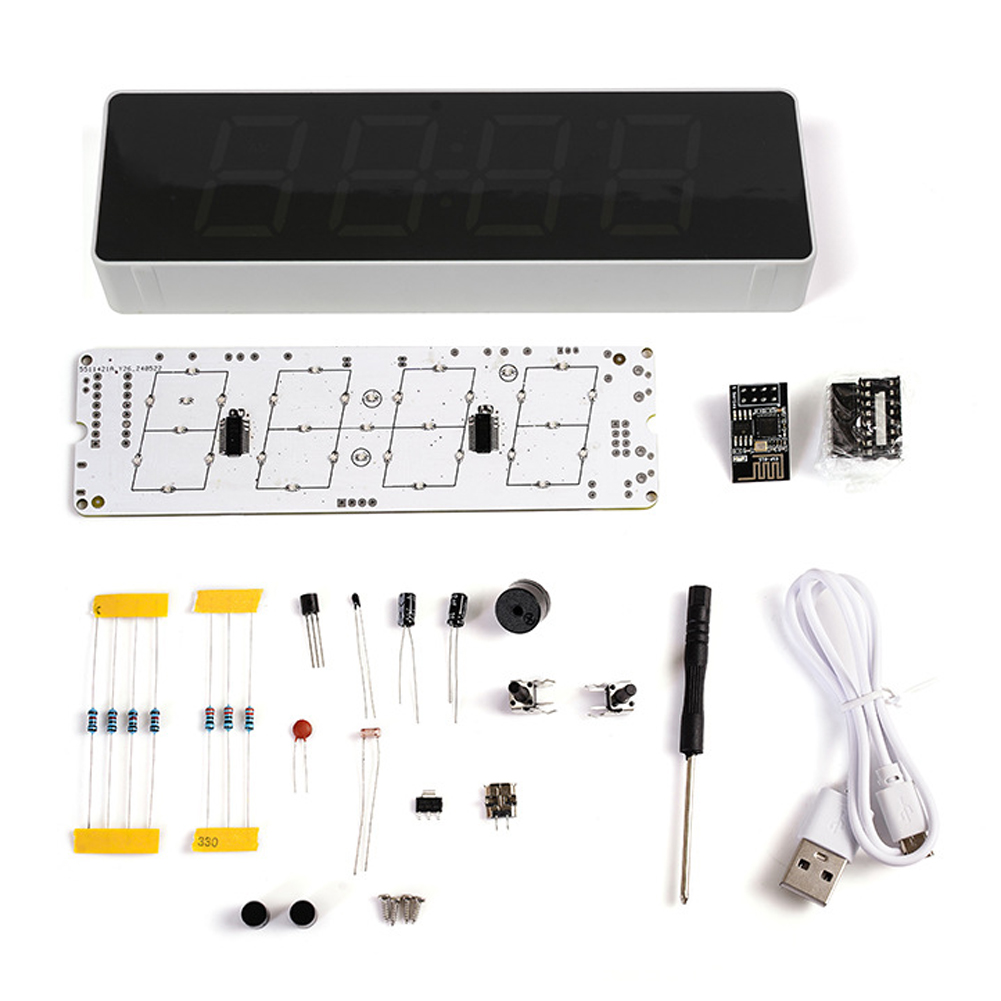 مجموعة ساعة إلكترونية ذكية واي - مراجعة Diy Electronics Components Kit وسعره