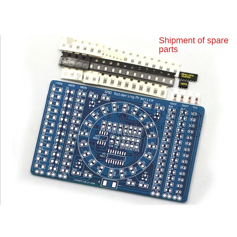 SMT SMD مكونات إلكترونية لحام  - مراجعة Diy Electronics Learning Kit وسعره