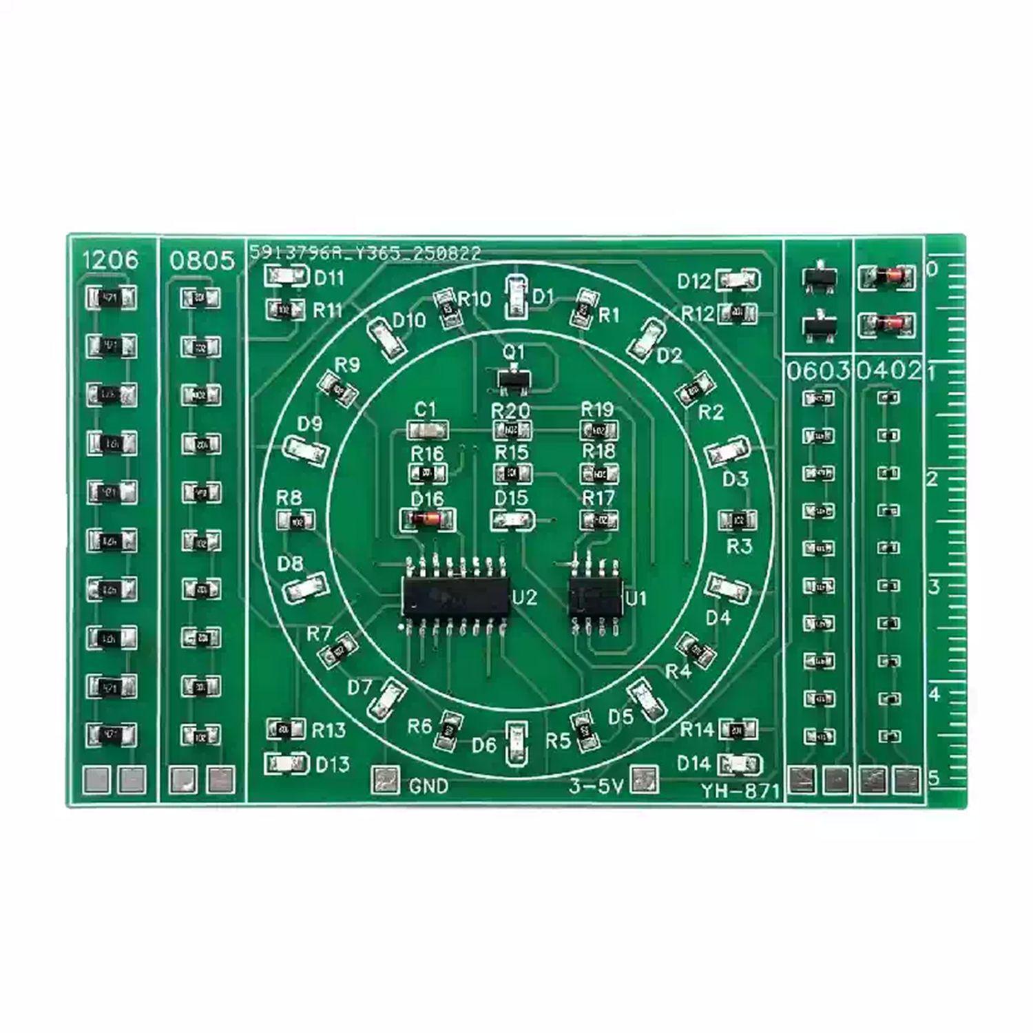 طقم إضاءة LED متحركة CD4017 مع - مراجعة Diy Electronics Kits For Beginners وسعره