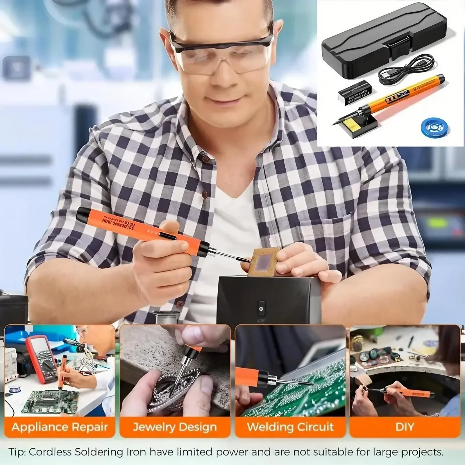 مكواة لحام صغيرة دقيقة قابلة ل - مراجعة Diy Drone Electronics Kit وسعره