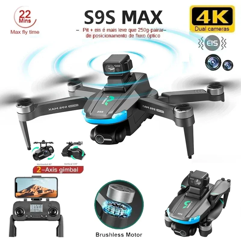 جديد S9S ماكس طائرة صغيرة بدون - مراجعة Diy Drone Electronics وسعره