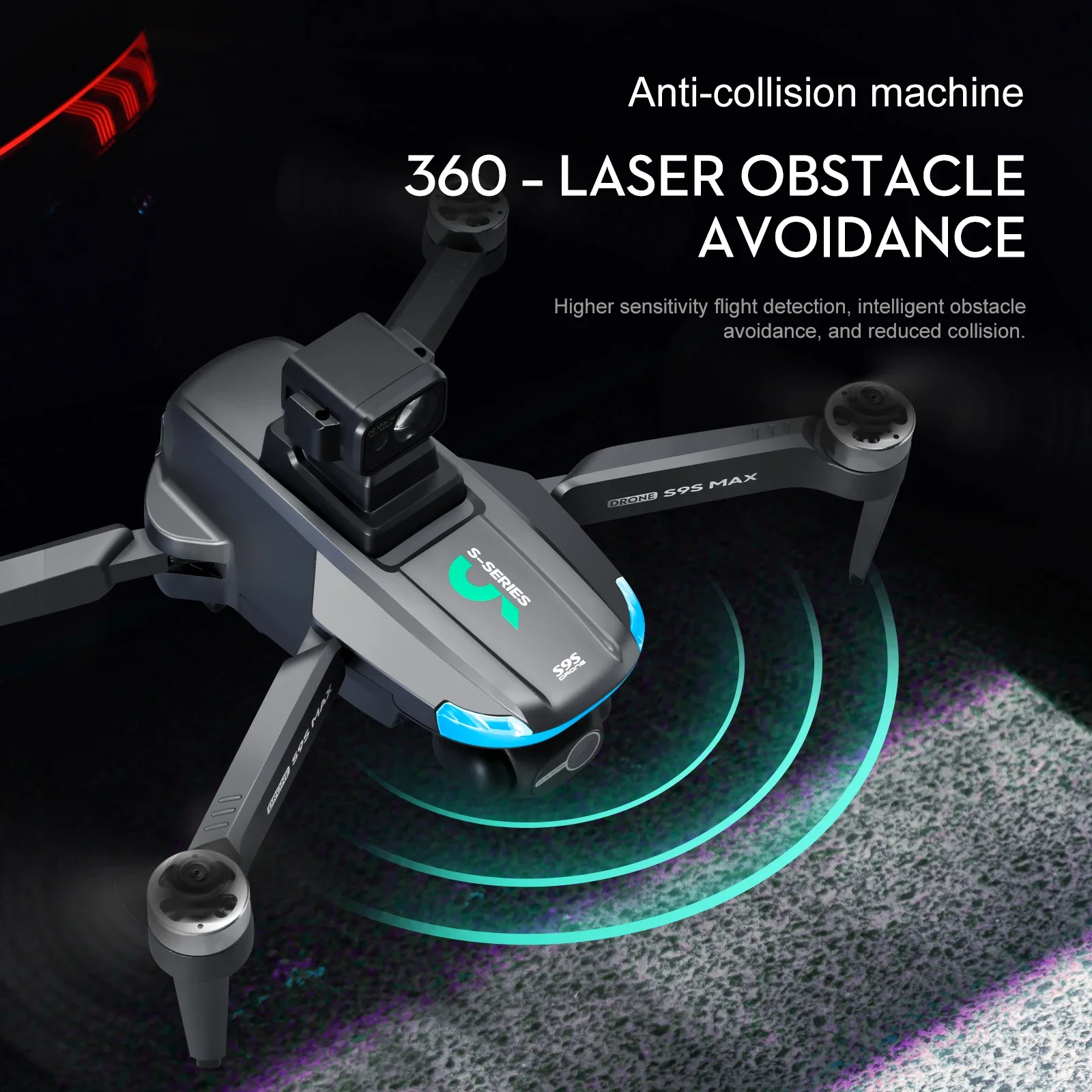 جديد S9S ماكس طائرة صغيرة بدون - مراجعة Diy Drone Electronics وسعره