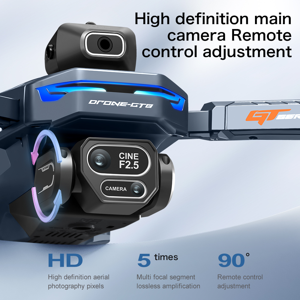 طائرة بدون طيار GT8 HD الجديدة - مراجعة Diy Drone Electronics وسعره