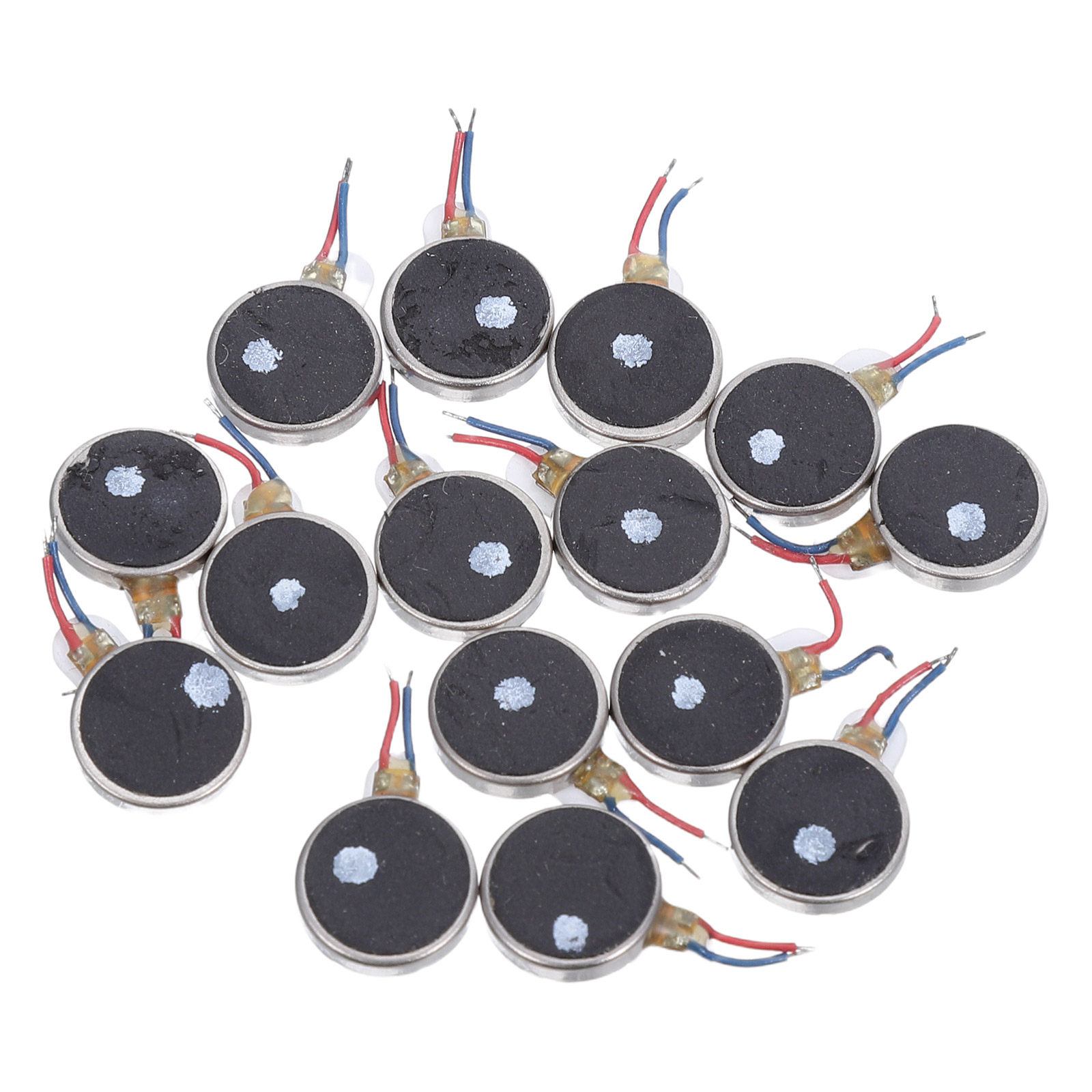 15 قطعة من محركات الاهتزاز الم - مراجعة Diy Electronics Button وسعره