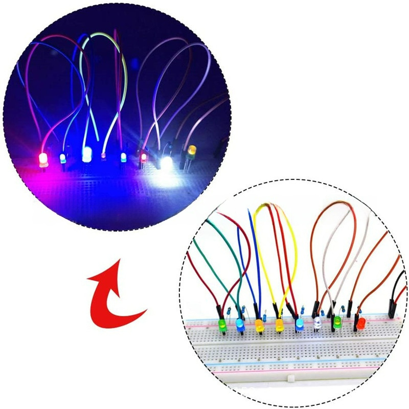 400 قطعة من صمامات LED ثنائية  - مراجعة R/Diy Electronics وسعره