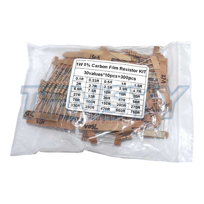 مجموعة مقاومات 300 قطعة، 1 واط - مراجعة Diy Electronics Components Kit وسعره