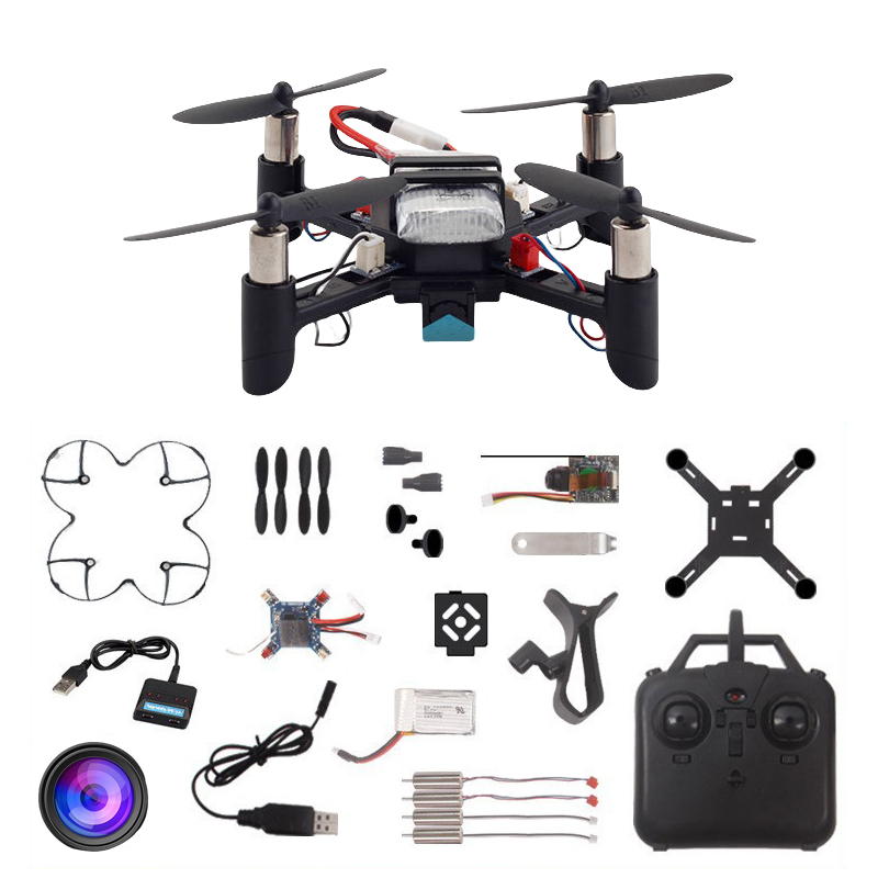 أربعة محاور صغيرة HD كاميرا بد - مراجعة Diy Drone Electronics Kit وسعره