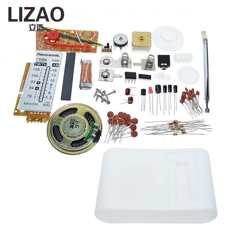 طقم راديو LIZAO CF210SP FM AM، - مراجعة Diy Electronics Kits For Beginners وسعره