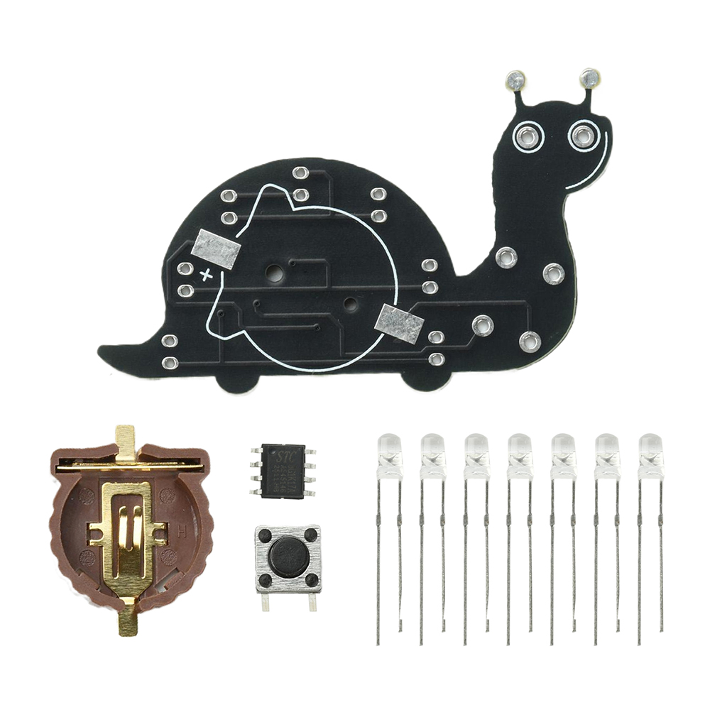 مصباح LED على شكل حلزون مع إضا - مراجعة Diy Electronics Kits For Beginners وسعره