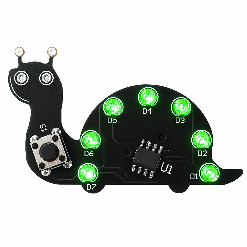 مصباح LED على شكل حلزون مع إضا - مراجعة Diy Electronics Kits For Beginners وسعره