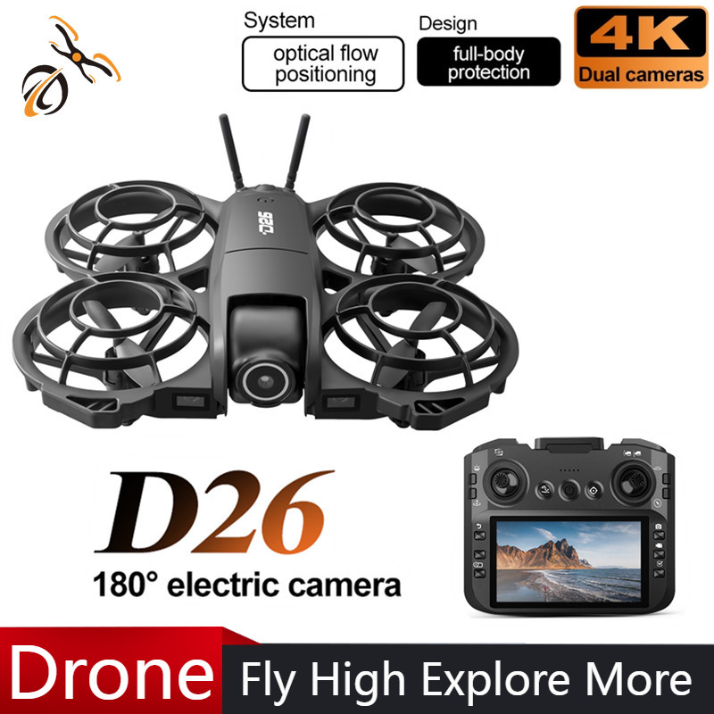 طائرة بدون طيار D26 بدقة 4K لل - مراجعة Diy Drone Electronics وسعره