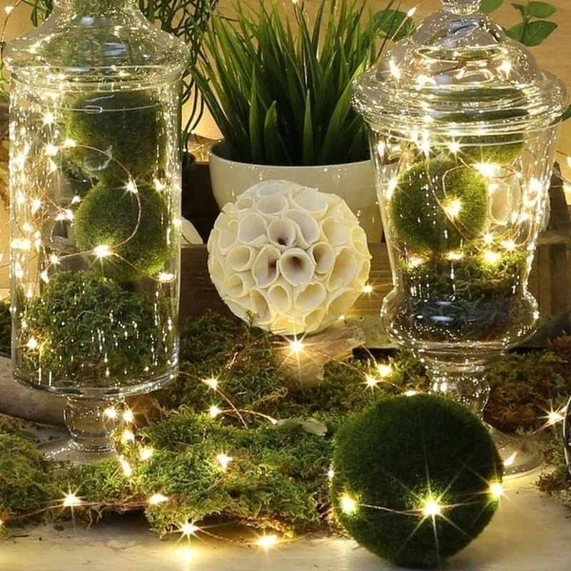 LED أضواء الجنية سلسلة زر ضوء  - مراجعة Diy Electronics News وسعره