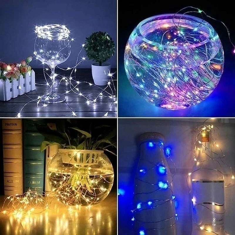 LED أضواء الجنية سلسلة زر ضوء  - مراجعة Diy Electronics News وسعره