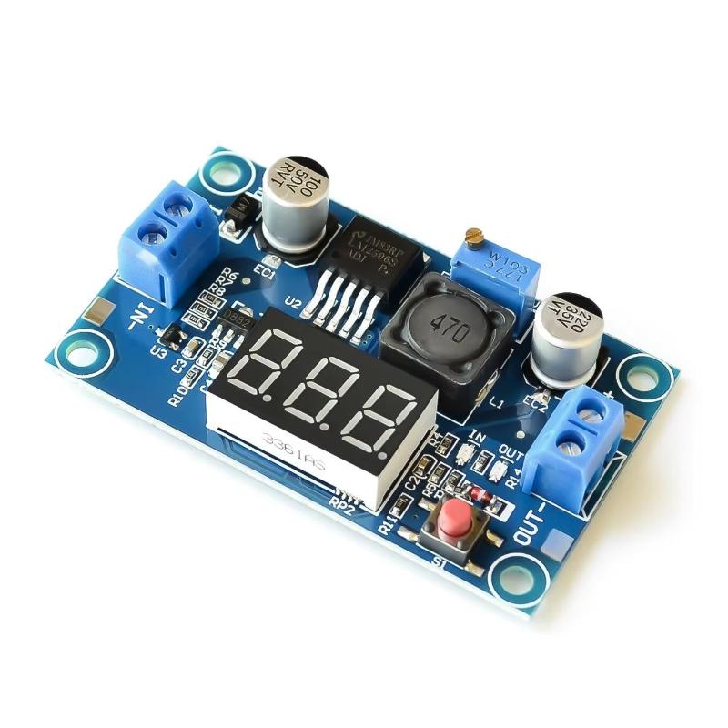 وحدة تزويد الطاقة LM2596 مع شا - مراجعة Useful Diy Electronics وسعره