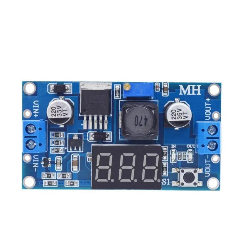 وحدة تزويد الطاقة LM2596 مع شا - مراجعة Useful Diy Electronics وسعره