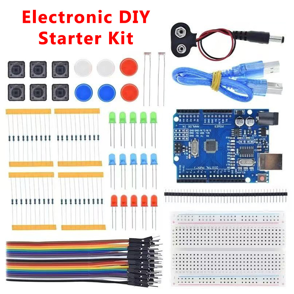 مجموعة أدوات إلكترونية للمبتدئ - مراجعة Diy Electronics Breadboard وسعره