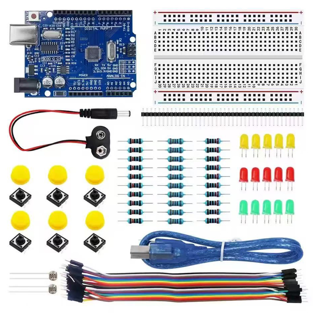 مجموعة أدوات إلكترونية للمبتدئ - مراجعة Diy Electronics Breadboard وسعره