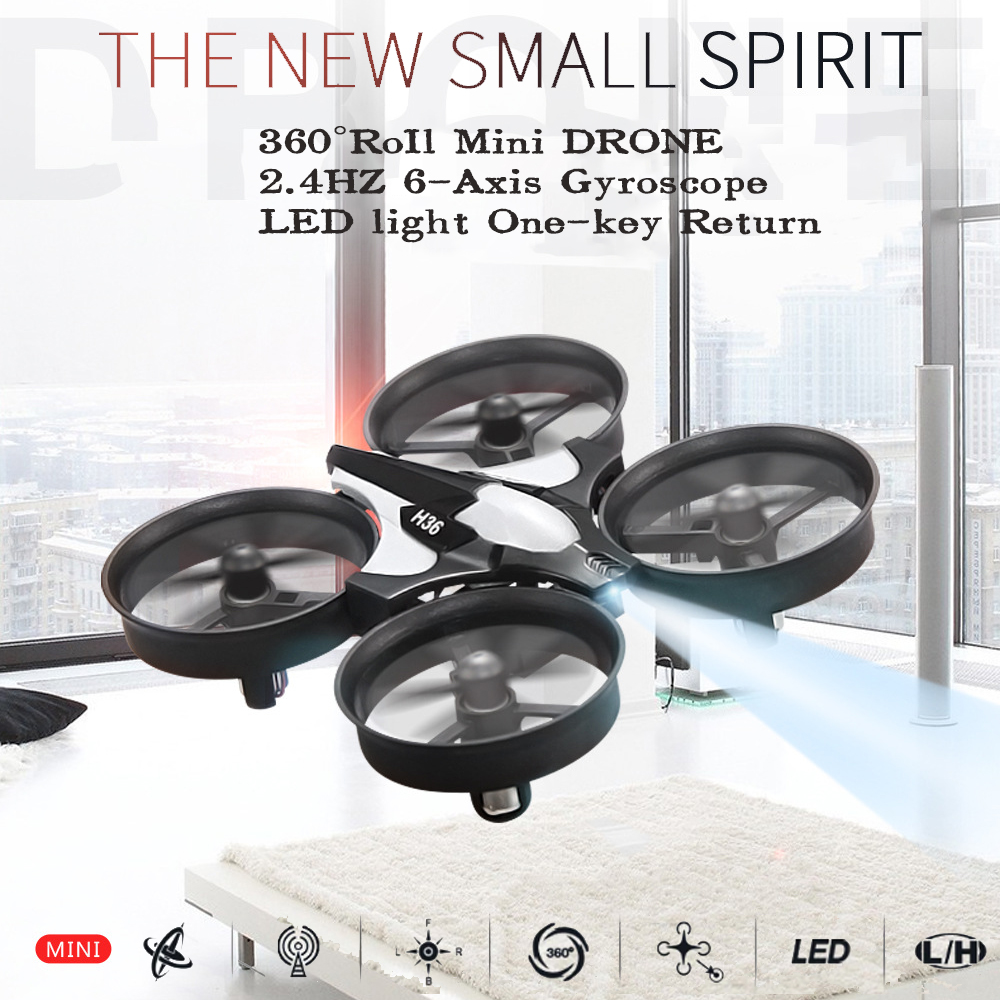طائرة بدون طيار صغيرة JJRC H36 - مراجعة Diy Drone Electronics Kit وسعره