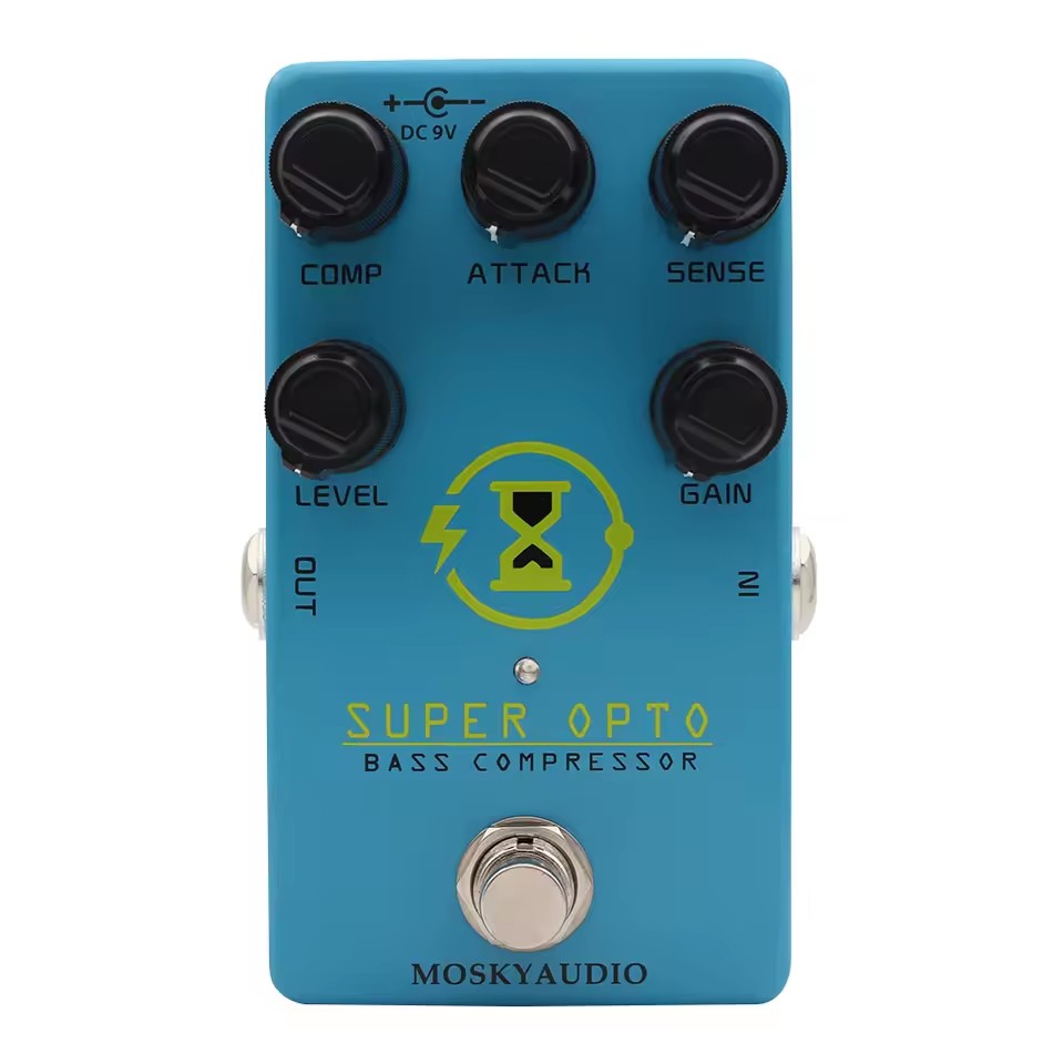 ضاغط ضوئي Mosky Super OPTO Bas - مراجعة Diy Guitar Electronics وسعره