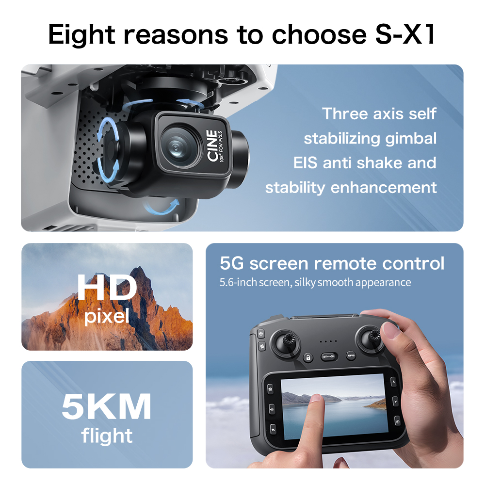 عرض مميز: طائرة S-X1 MAX GPS ب - مراجعة Diy Drone Electronics وسعره