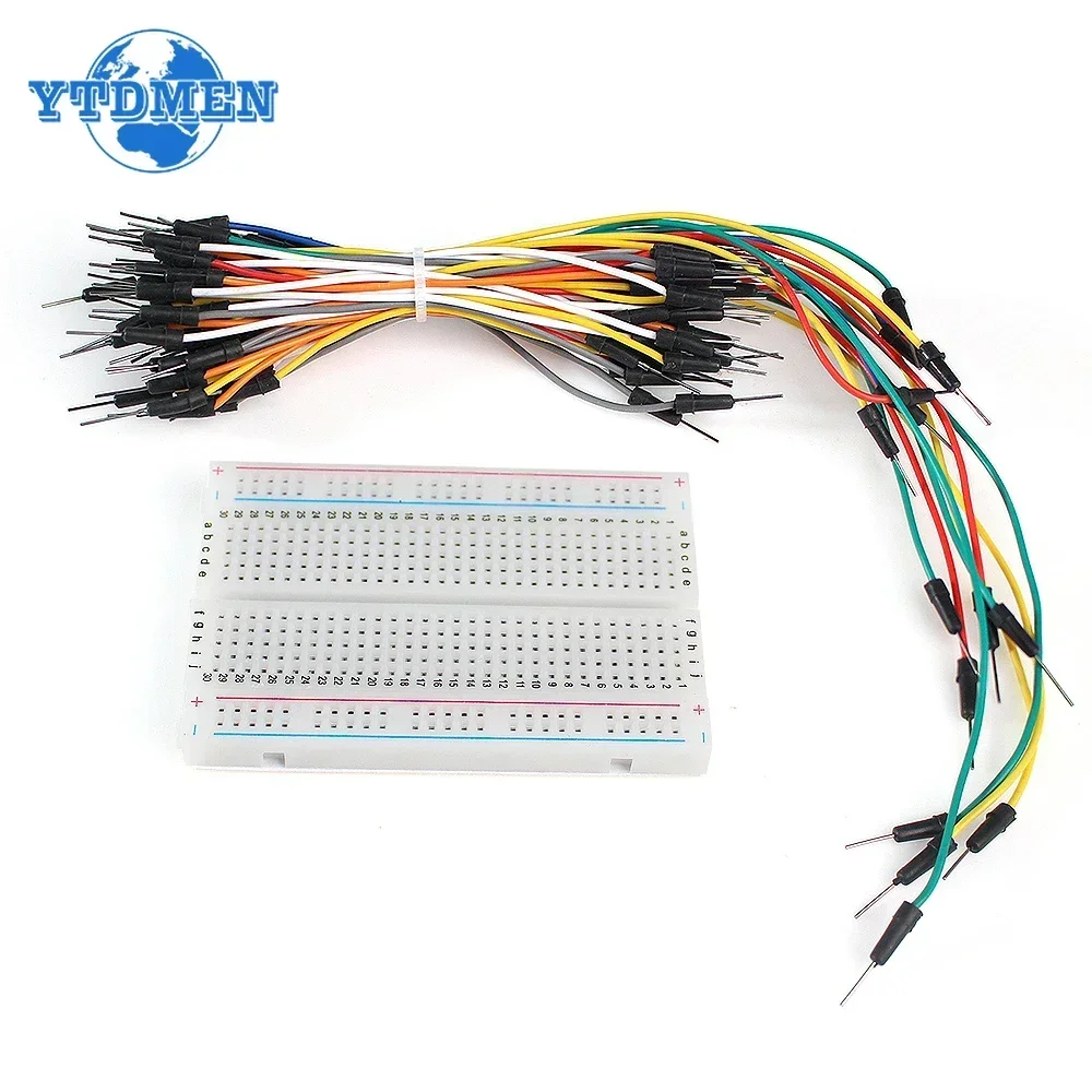 MB-102 اللوح 400 830 نقطة لحام - مراجعة Breadboard Jumper Wire وسعره