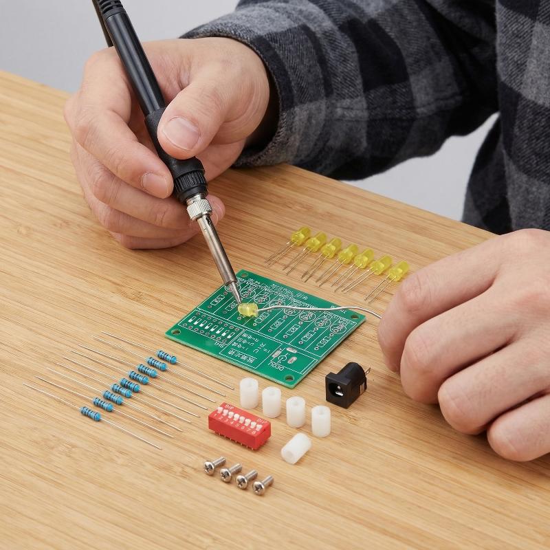مجموعة أدوات تدريب على اللحام  - مراجعة Diy Electronics Kits For Beginners وسعره