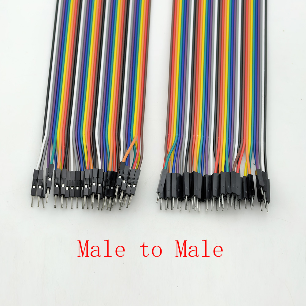 اللوح سلك توصيل معزز 40Pin ذكر - مراجعة Breadboard Jumper Wire وسعره