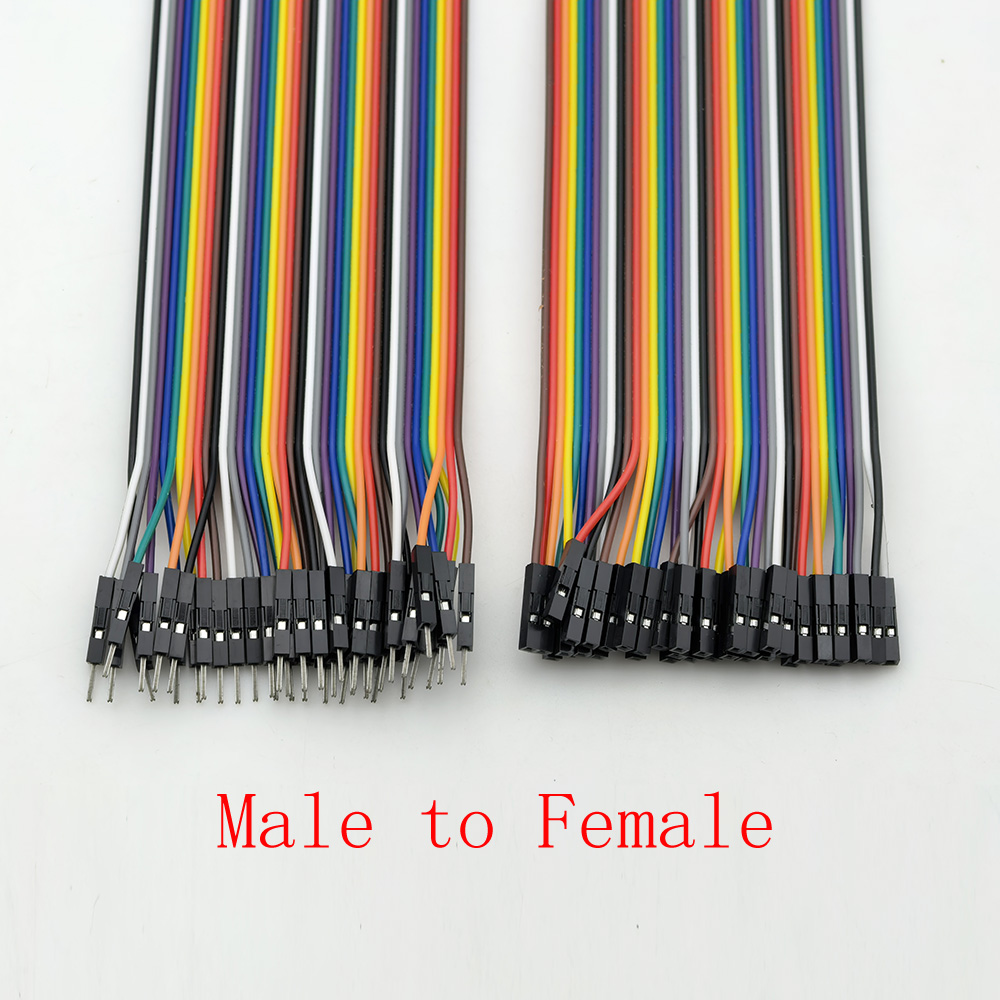 اللوح سلك توصيل معزز 40Pin ذكر - مراجعة Breadboard Jumper Wire وسعره