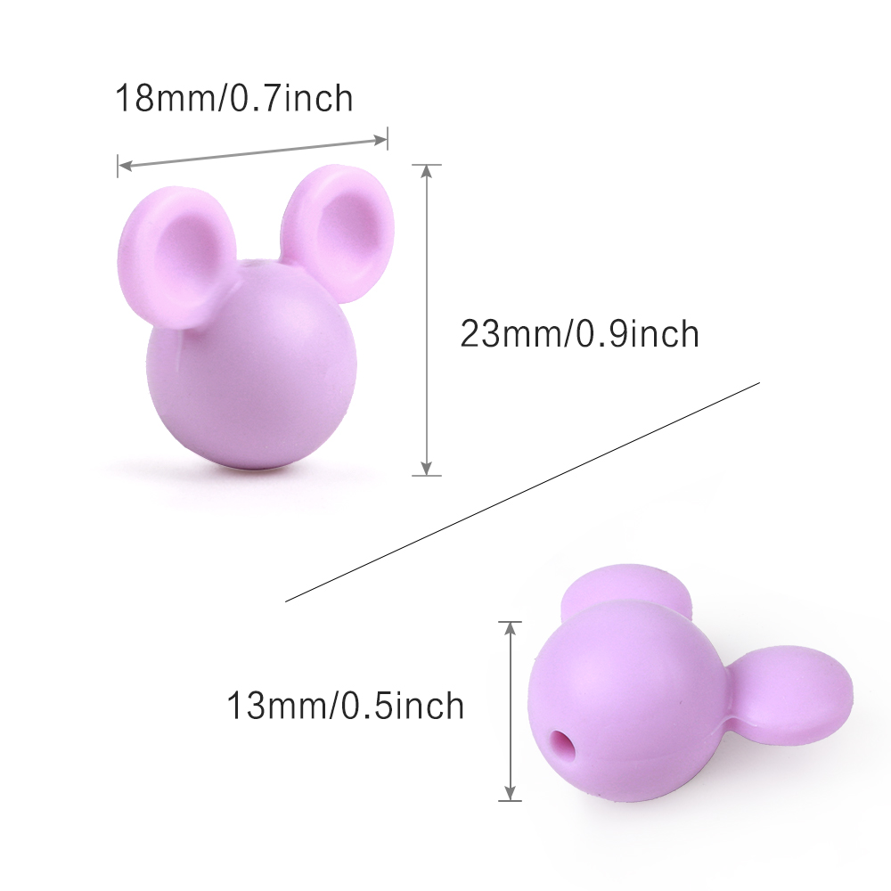 10 قطعة سيليكون الخرز ماوس رئي - مراجعة Diy Mouse Electronics وسعره