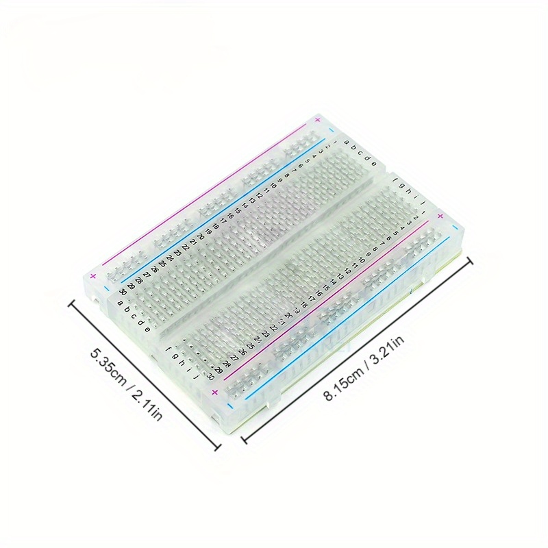 1 قطعة 400 نقطة شفافة مجموعة ا - مراجعة Breadboard Jumper Wire وسعره