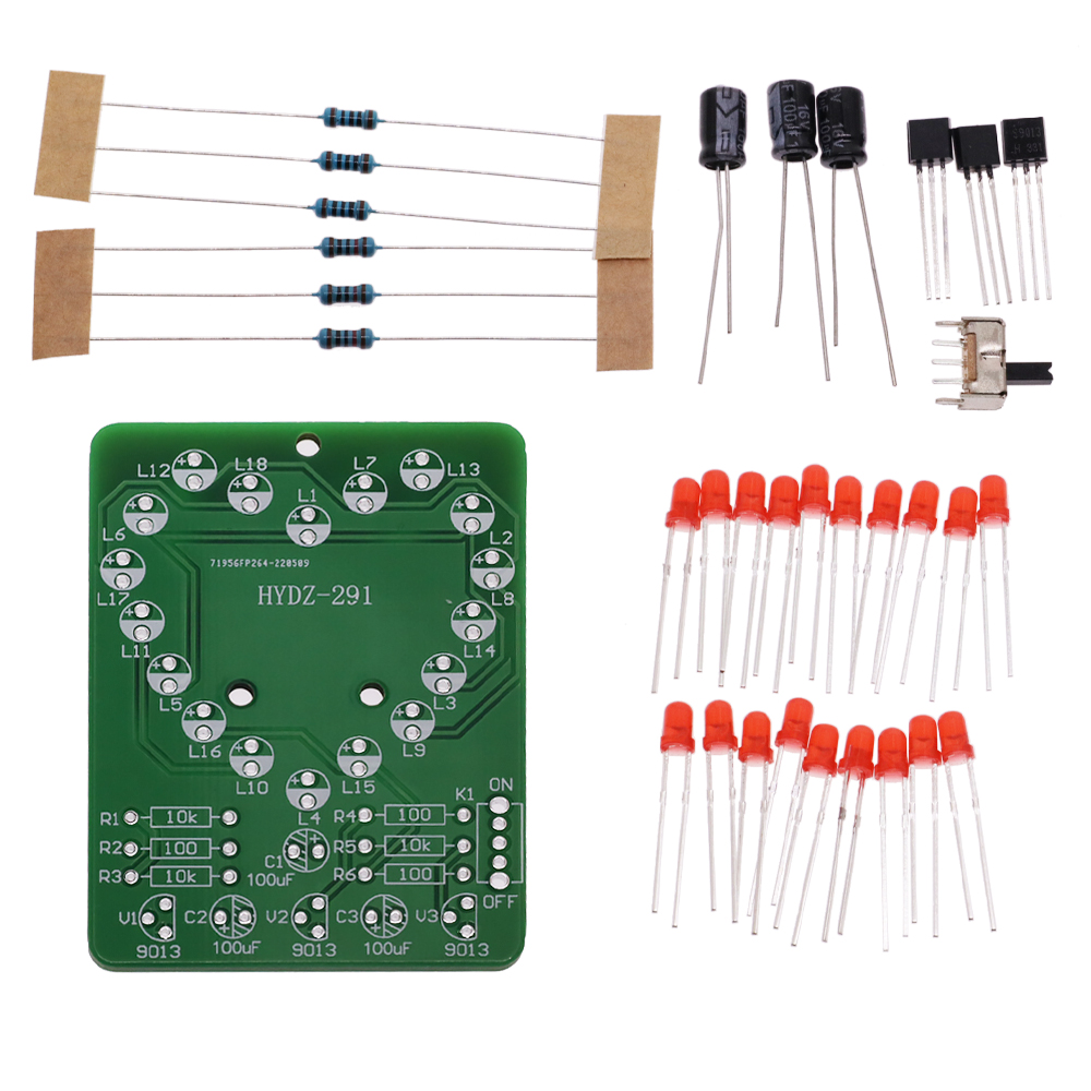 مجموعة إضاءة مائية وامضة على ش - مراجعة Diy Electronics Learning Kit وسعره