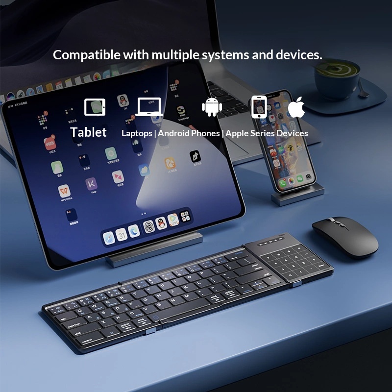 لوحة مفاتيح بلوتوث لاسلكية ثلا - مراجعة Diy Mouse Electronics وسعره