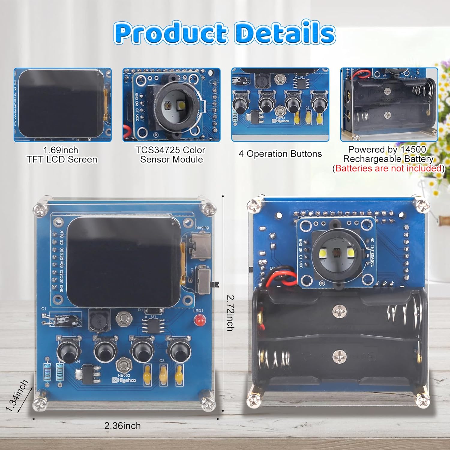 طقم تدريب على اللحام مع مستشعر - مراجعة Diy Electronics Learning Kit وسعره