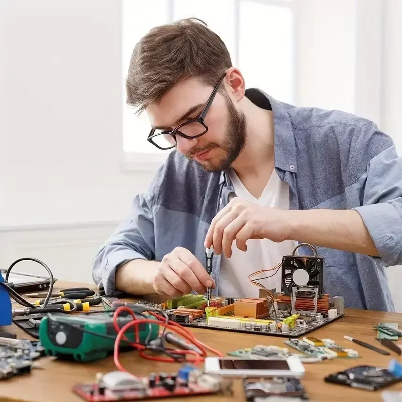طقم مفكات دقيقة 115 في 1 مع رؤ - مراجعة Diy Electronics Components Kit وسعره